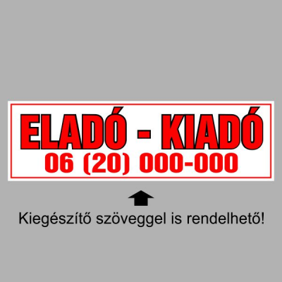 Eladó - Kiadó!
