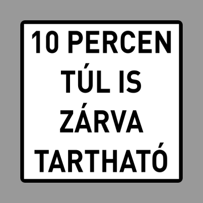Tíz Percen Túl Is Zárva Tartható Sorompó