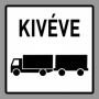 Kivéve Pótkocsis Tehergépkocsi