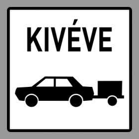 Kivéve Utánfutós Személygépkocsi