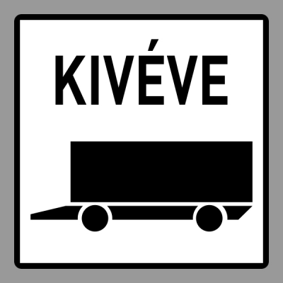 Kivéve Nehéz Pótkocsi
