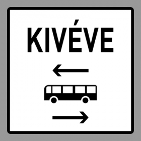 Keresztirányban Kétirányú Autóbuszforgalom