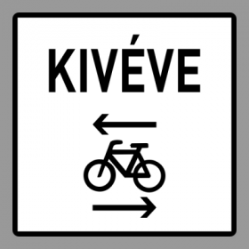 Keresztirányban Kétirányú Kerékpáros Forgalom