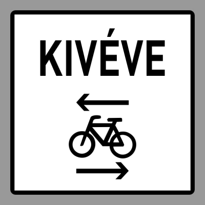 Keresztirányban Kétirányú Kerékpáros Forgalom