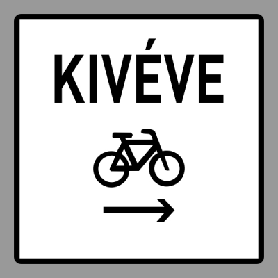 Keresztirányban Kerékpáros Balról
