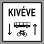 Kétirányú Autóbusz és Kerékpáros Forgalom