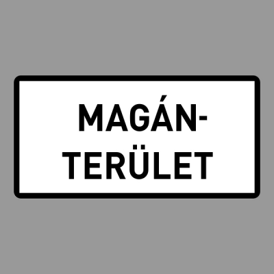 Magánterület