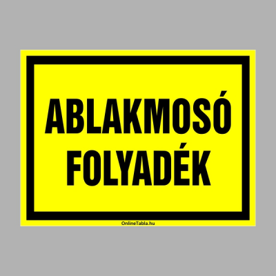 Ablakmosó folyadék