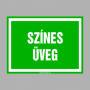Színes üveg