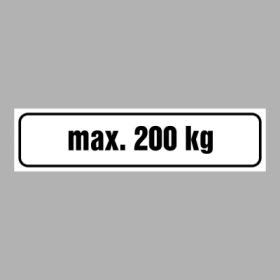 Terhelhetőség max. (Igény szerinti súllyal)