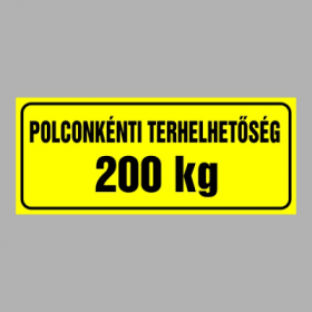 Polconkénti terhelhetőség (Igény szerinti súllyal)