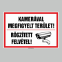 KAMERÁVAL MEGFIGYELT TERÜLET! RÖGZÍTETT FELVÉTEL!