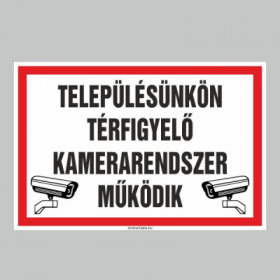 TELEPÜLÉSÜNKÖN TÉRFIGYELÕ KAMERARENDSZER MÛKÖDIK