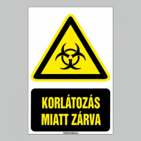 KORLÁTOZÁS MIATT ZÁRVA!