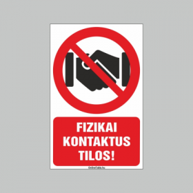 FIZIKAI KONTAKTUS TILOS!