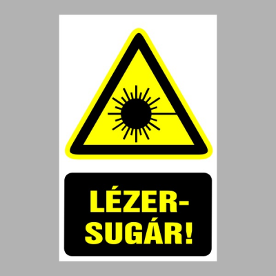 Lézersugár!