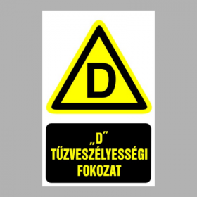 "D" Tűzveszélyességi fokozat