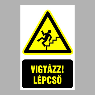 Vigyázz! Lépcső