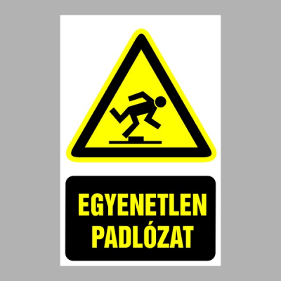 Egyenetlen padlózat!