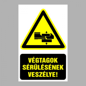 Végtagok sérülésének veszélye