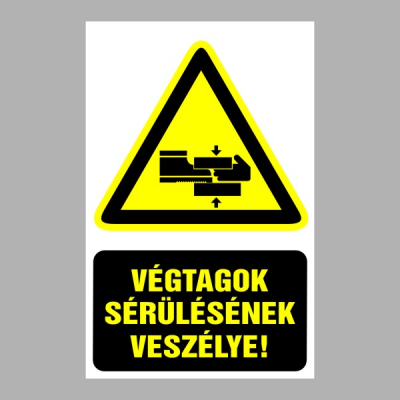 Végtagok sérülésének veszélye