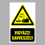 Vigyázz! Savveszély