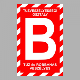 "B" Tűzveszélyességi osztály