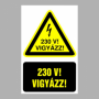 Vigyázz! 230V!