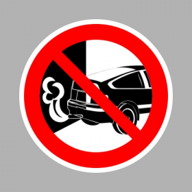 Motort járatni tilos!