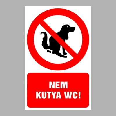 Nem kutya wc!