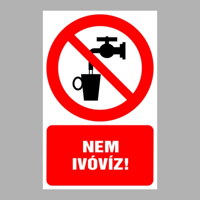 Nem ivóvíz!