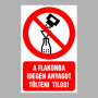 A flakonba idegen anyagot tölteni tilos!