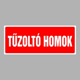 Tűzoltó homok