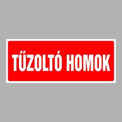 Tűzoltó homok