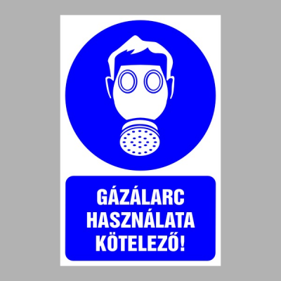 Gázálarc használata kötelező!