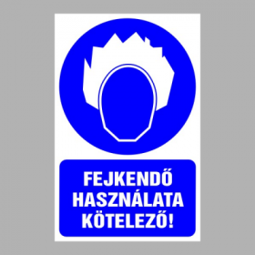 Fejkendő használata kötelező!