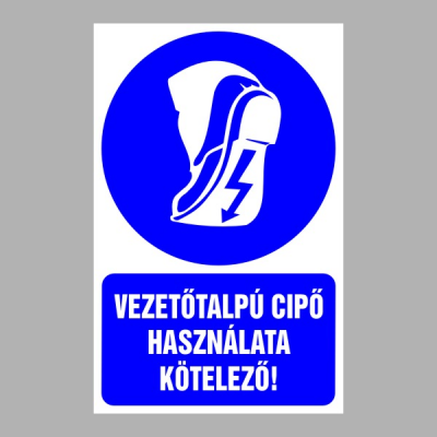 Vezetőtalpú cipő használata kötelező!