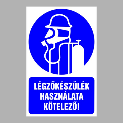 Légzőkészülék használata kötelező!