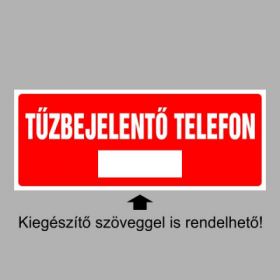 Tűzbejelentő telefon