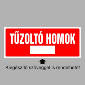 Tűzoltó homok