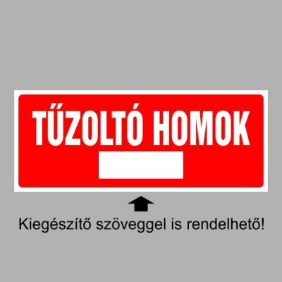 Tűzoltó homok