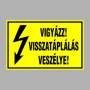 VIGYÁZZ! VISSZATÁPLÁLÁS VESZÉLYE!