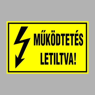 MÛKÖDTETÉS LETILTVA!