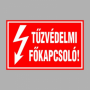 TÛZVÉDELMI FÕKAPCSOLÓ!