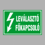 LEVÁLASZTÓ FŐKAPCSOLÓ