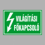 VILÁGÍTÁSI FŐKAPCSOLÓ