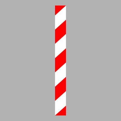 Veszélyt jelző figyelmeztető csík