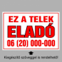 Ez a telek eladó!