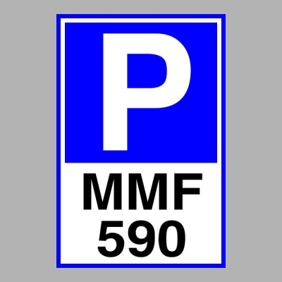 Parkoló (Rendszámmal)