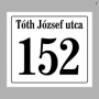 Házszámtábla 1718